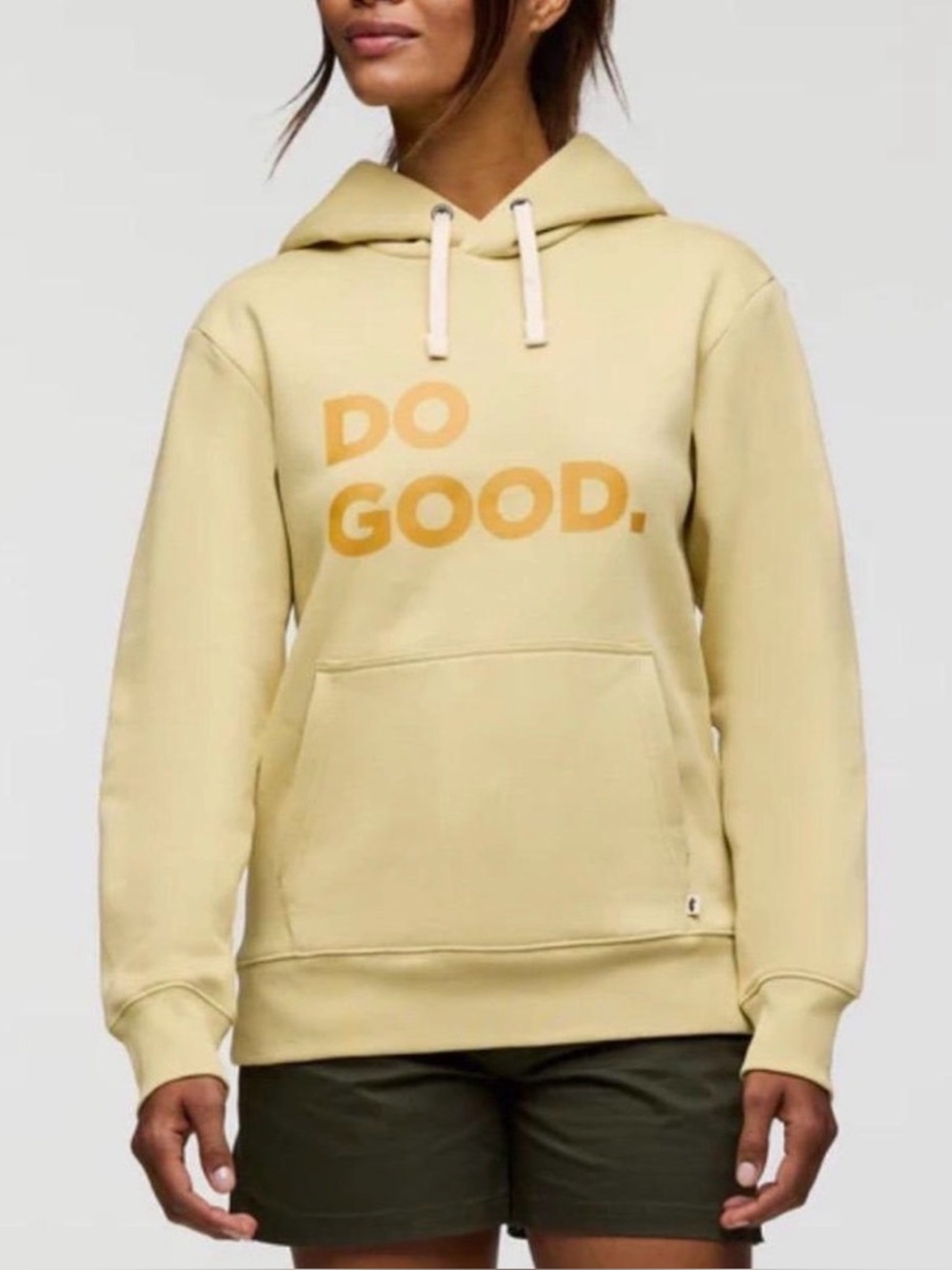 Cotopaxi Do Good Hoodie Beige Organic Cotton Pullover Small S‎